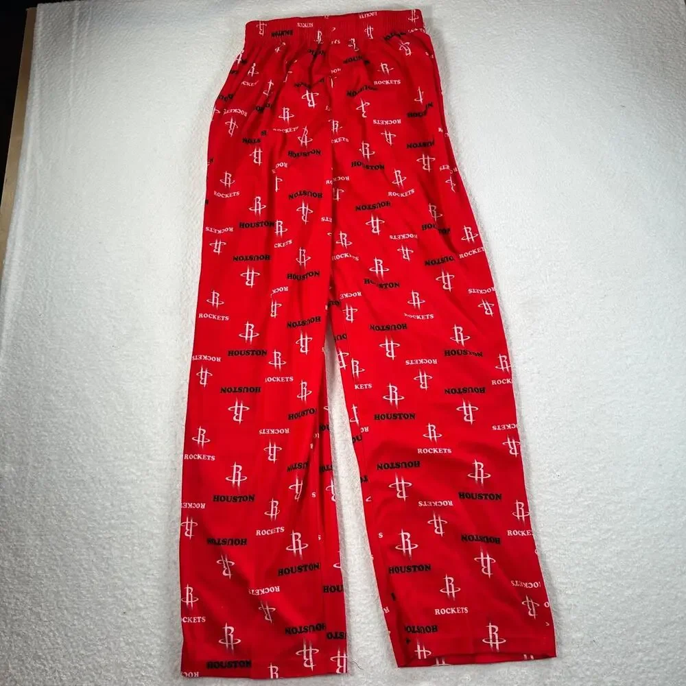 NBA Houston Rockets Lounge Pants Youth X-Large (18/20) Basketball Red Casual New